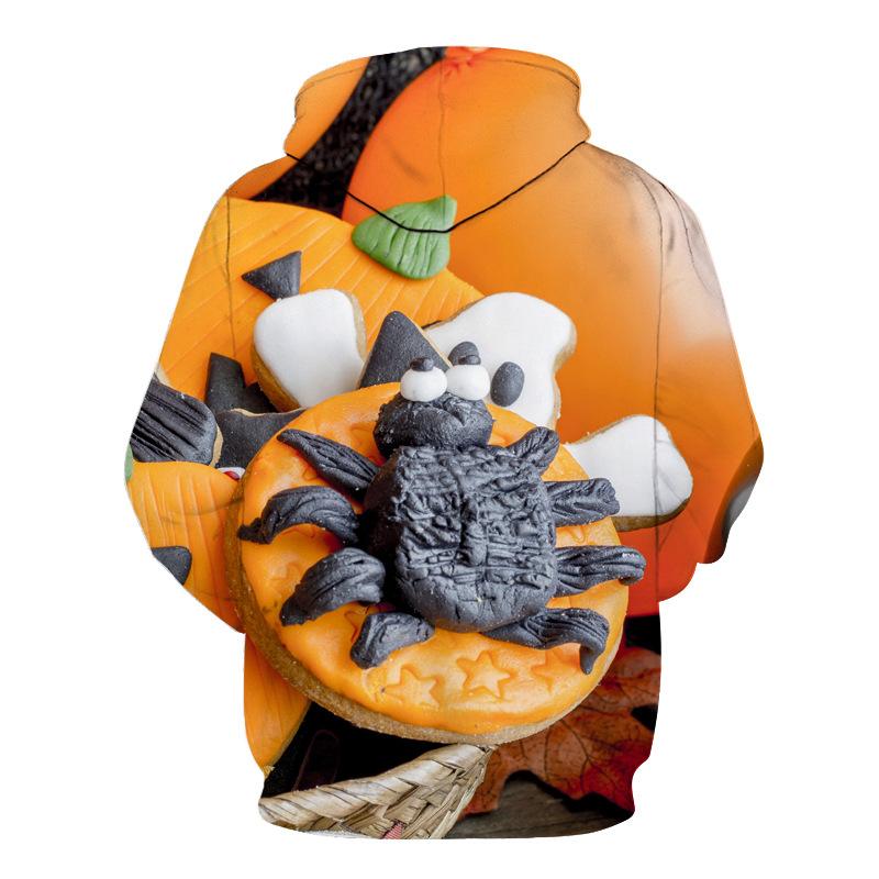 Lovely 3D Pumpkin Halloween Pullover Hoodies-STYLEGOING