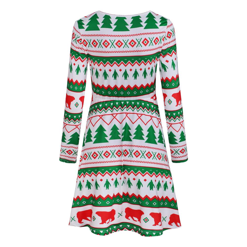 Winter Christmas Style Long Sleeves Dresses-STYLEGOING