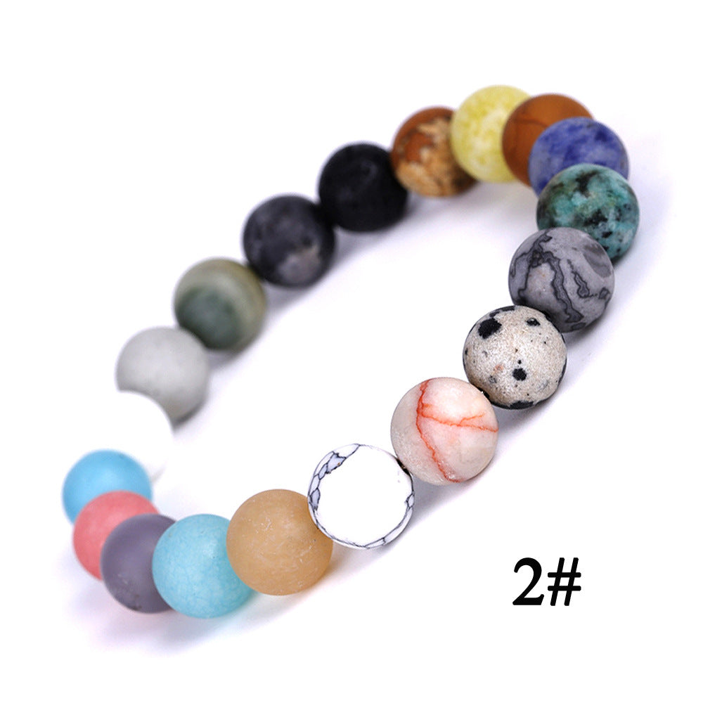 Solar System Sky String Beads Women Bracelets