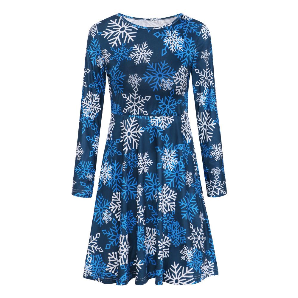 Winter Christmas Style Long Sleeves Dresses-STYLEGOING