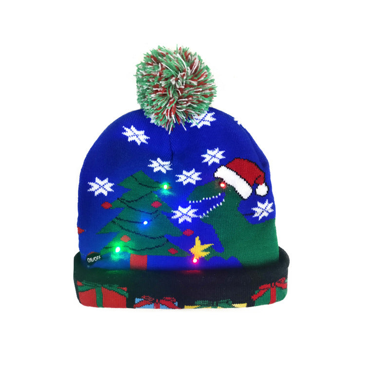 Merry Christmas Knitted Colorful Hats for Kids&Adult