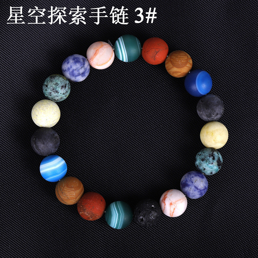 Solar System Sky String Beads Women Bracelets