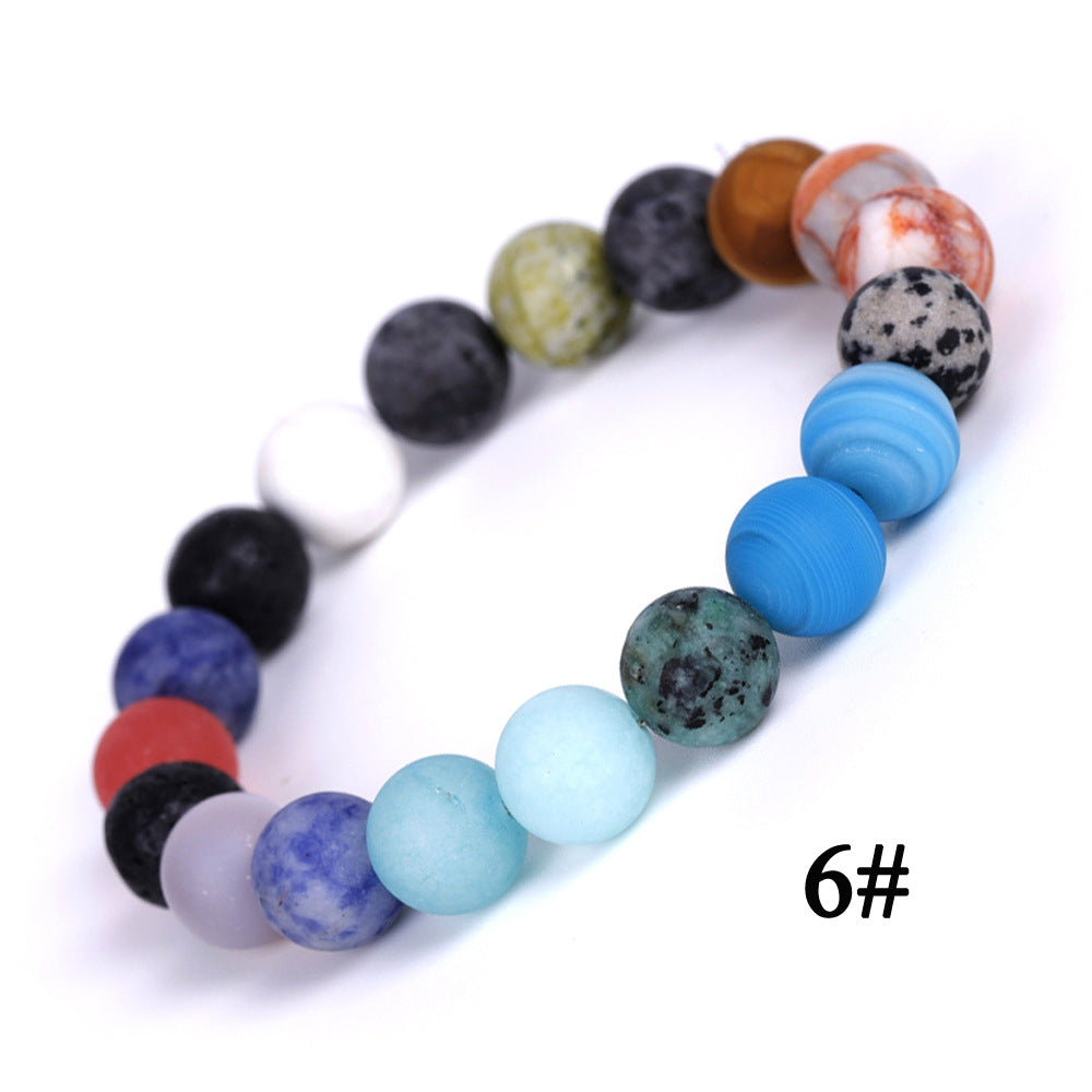 Solar System Sky String Beads Women Bracelets