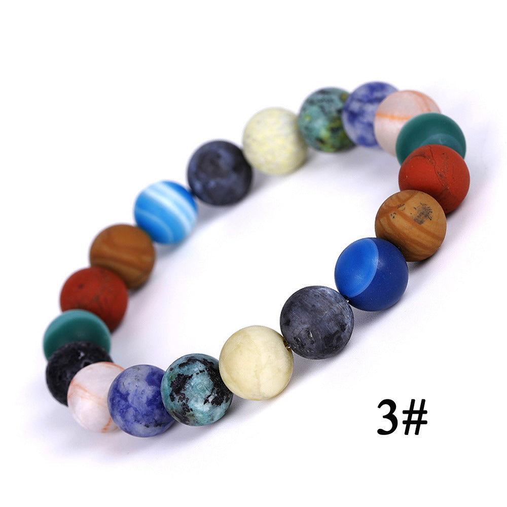 Solar System Sky String Beads Women Bracelets