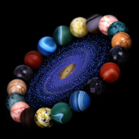 Solar System Sky String Beads Women Bracelets