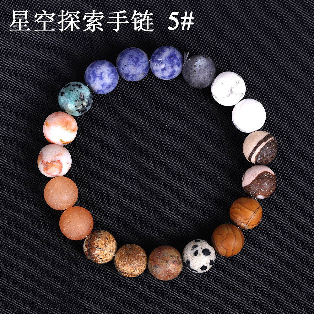 Solar System Sky String Beads Women Bracelets