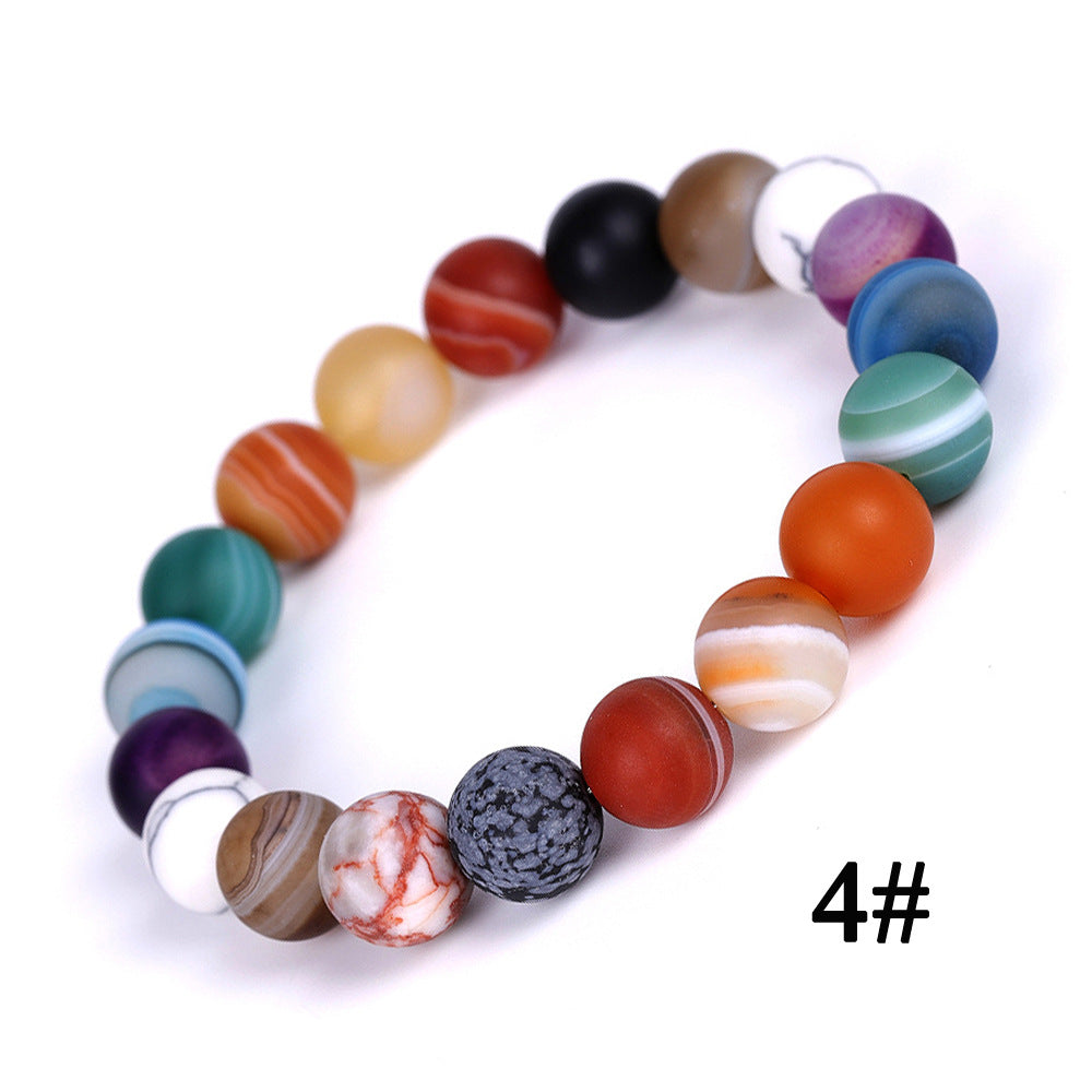 Solar System Sky String Beads Women Bracelets