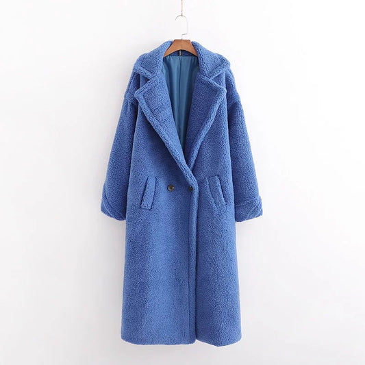 Winter Warm Fashion Long Overcoat for Women