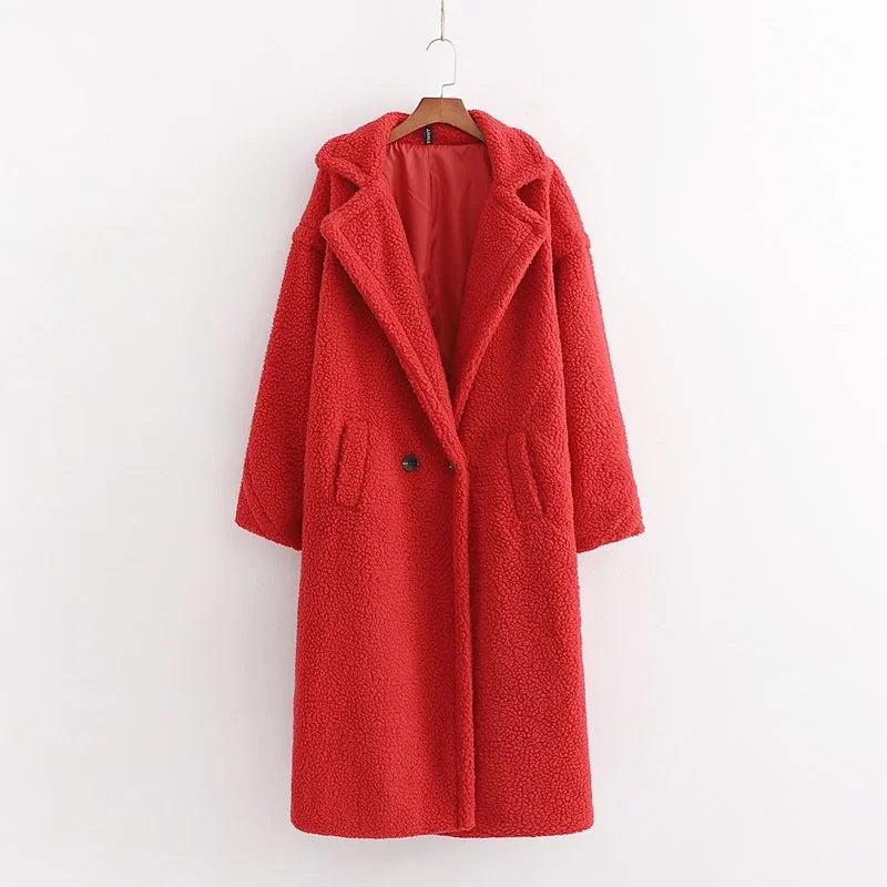 Winter Warm Fashion Long Overcoat for Women