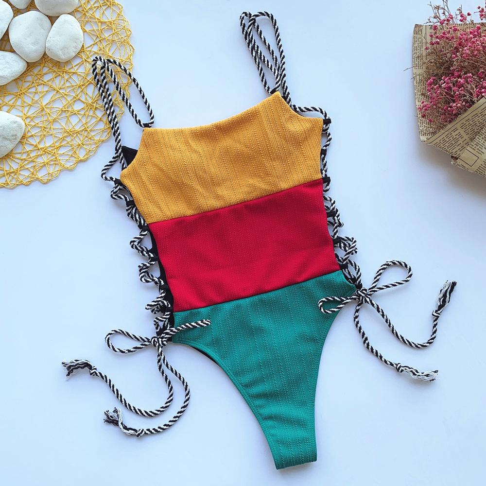 Sexy Colorful Summer Beach Swimsuit-STYLEGOING