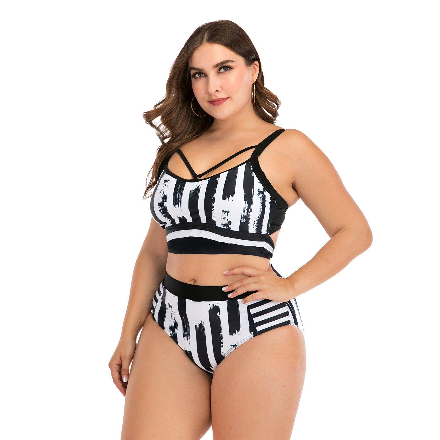 Women Plus Sizes Sexy Bikini Swimwear-STYLEGOING