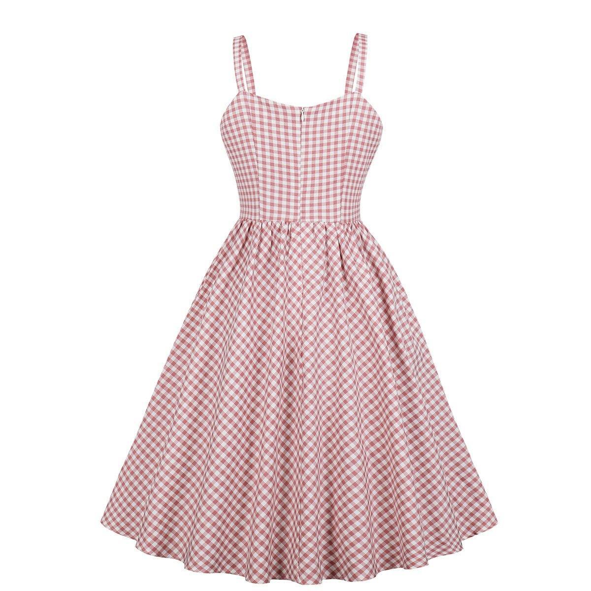Pink Lovely Bowknot Plus Sizes Loose Dresses-STYLEGOING