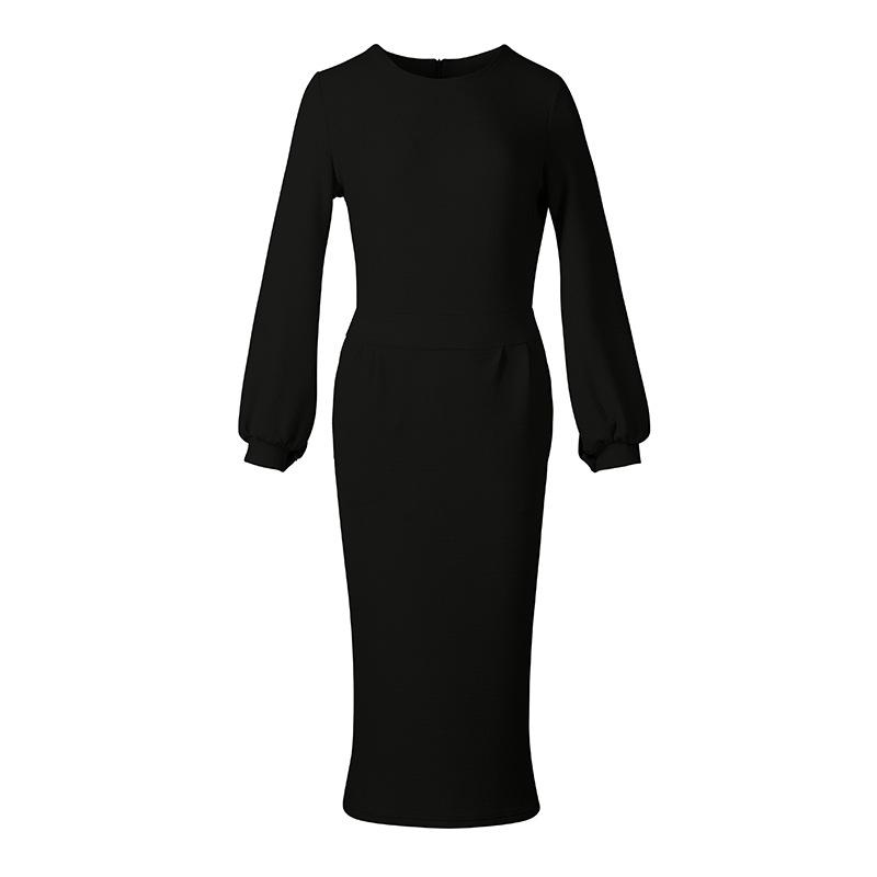 Fashion Long Sleeves Office Lady Fall Dresses