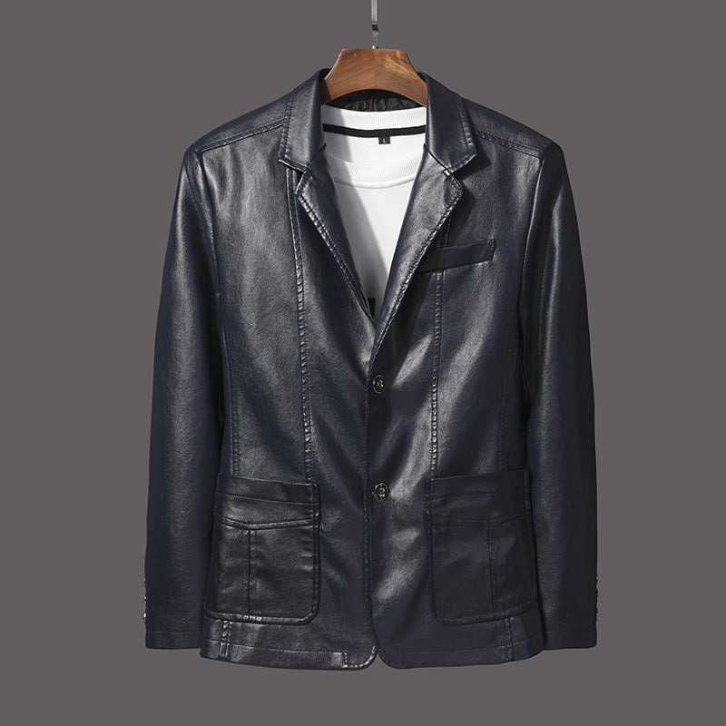 Casual Men's PU Jacket Overcoat