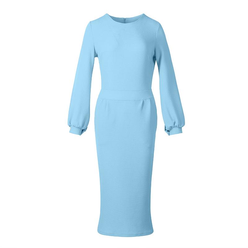 Fashion Long Sleeves Office Lady Fall Dresses