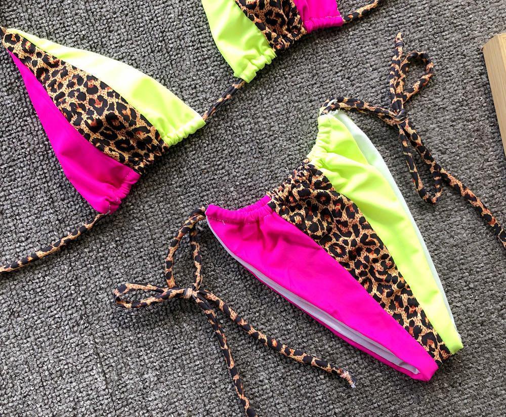 Sxey Leopard Constract Bangdage Bikini-STYLEGOING
