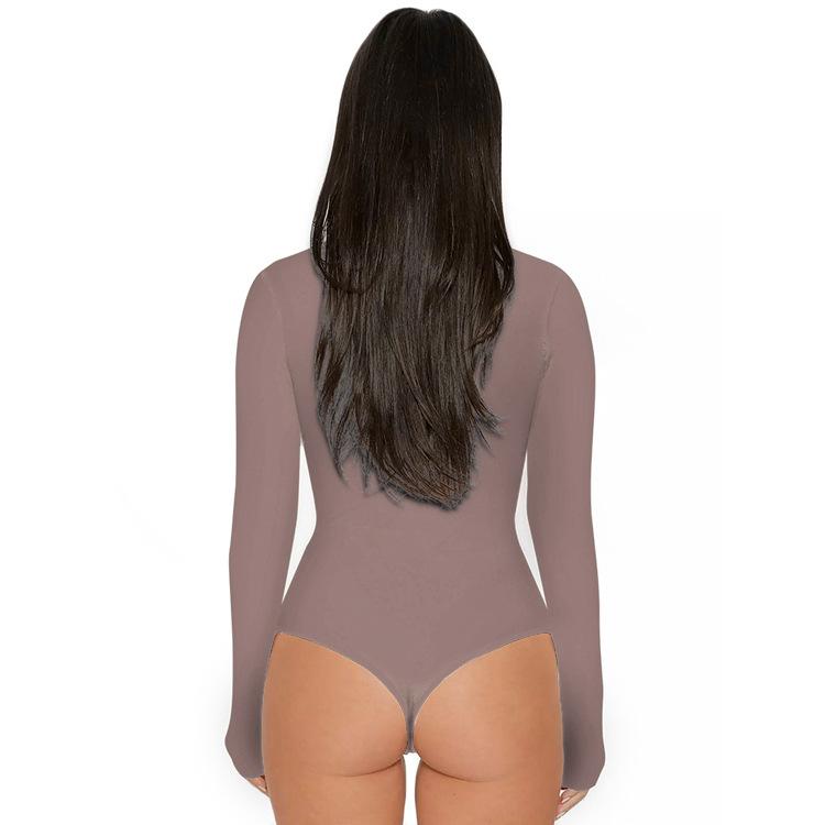 Sexy Long Sleeves Basic Jumpsuits