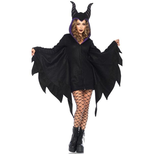 Black Bat Witch Dresses Cosplay for Halloween