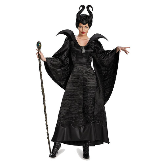 Black Women Demon Witch Cosplay for Halloween Party