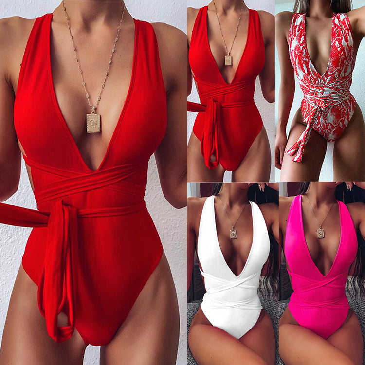 Women Sexy One Piece Bikini Swimwear