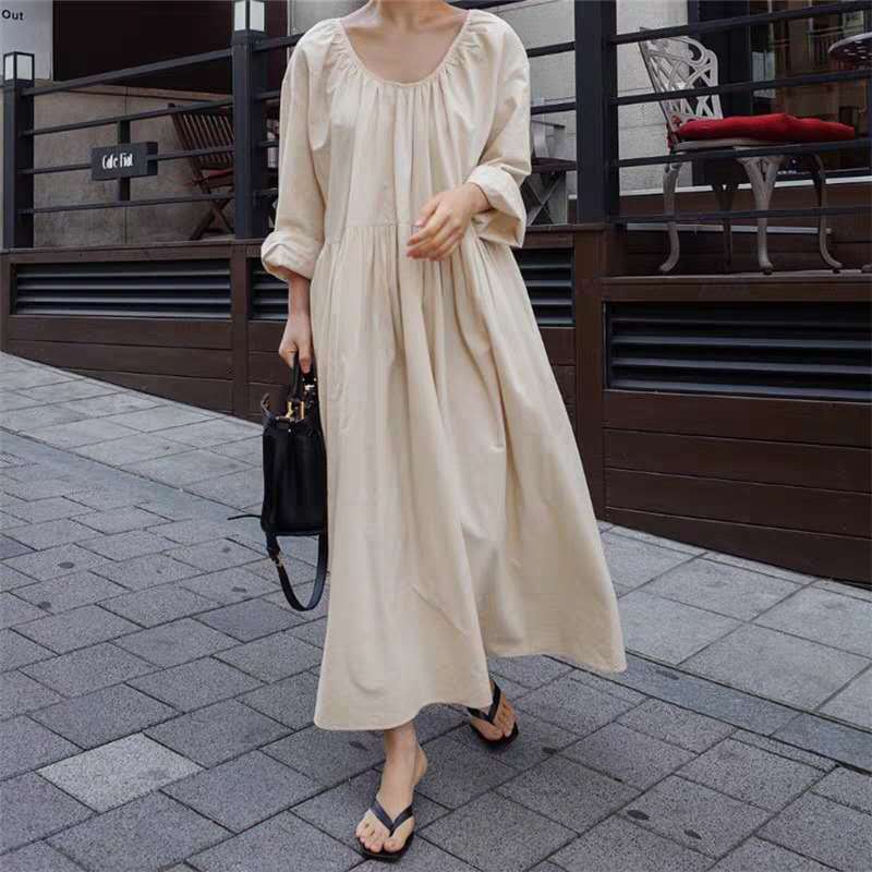 Casual Backless Long Cozy Dresses