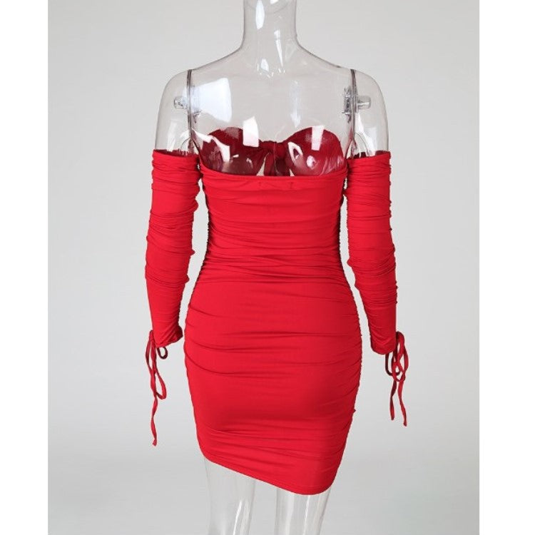 Sexy Strapless Bandage Sexy Mini Party Dresses