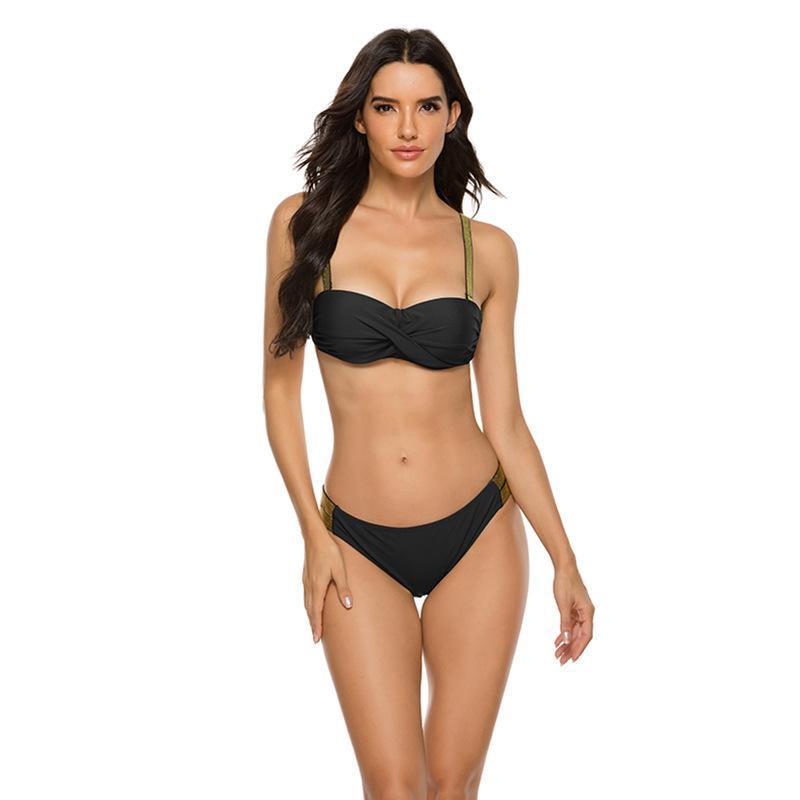 Sexy Women Gold Belt Summer Beach Bikini-STYLEGOING