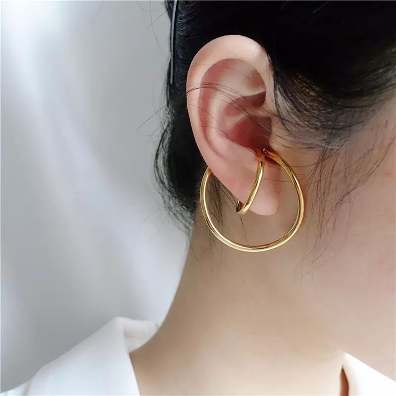 Fashion Round Earring Clips for Women