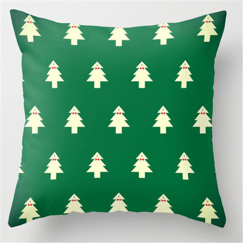 5pcs/package Christmas Green Pillow Case