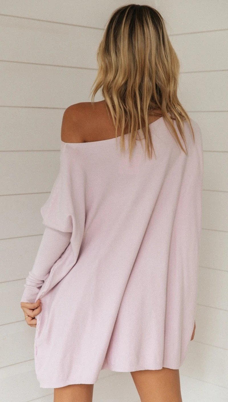 Fashion Off The Shoulder Long Sleeves T Shirts-STYLEGOING