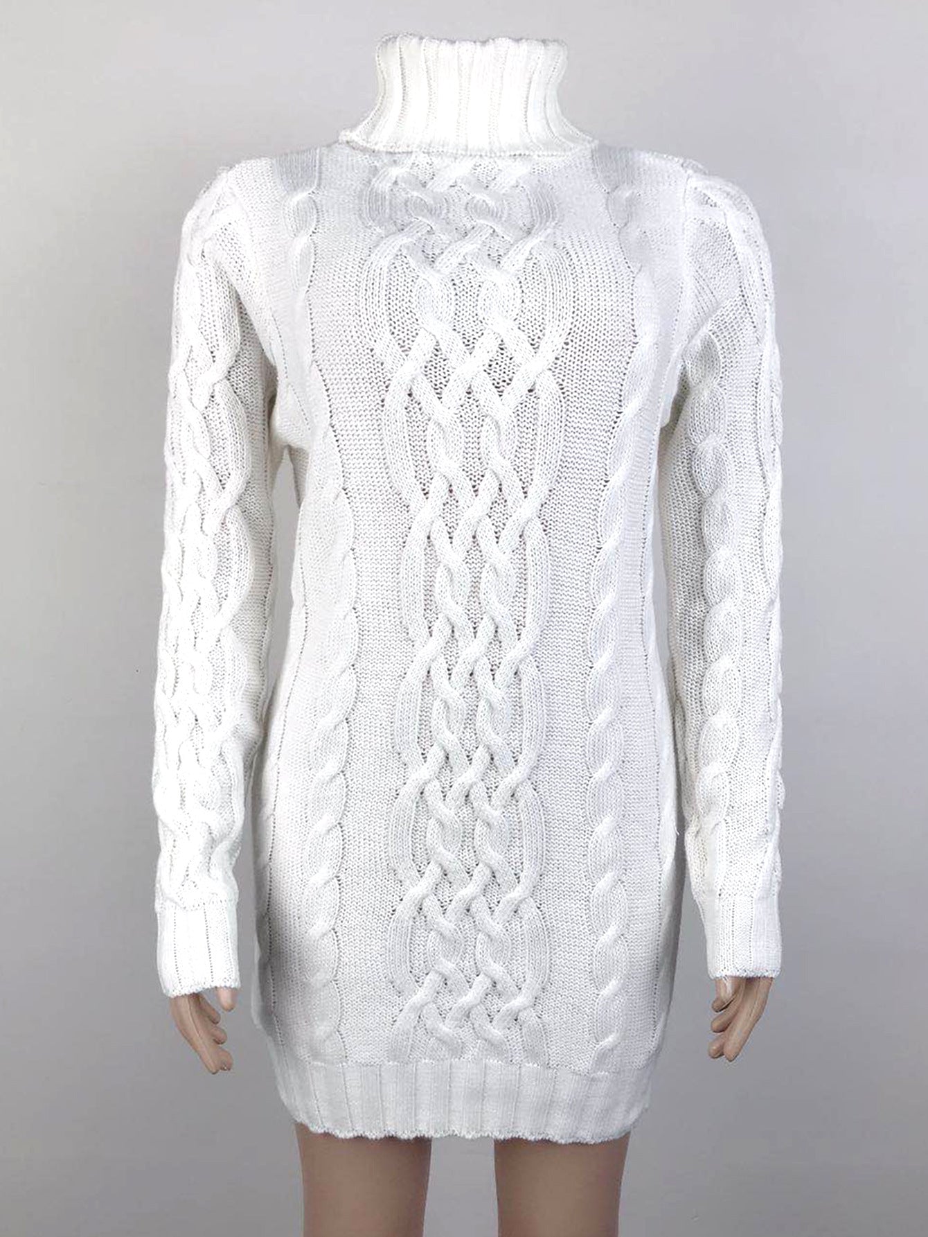 Vintage Turtleneck Knitted Pullover Sweaters