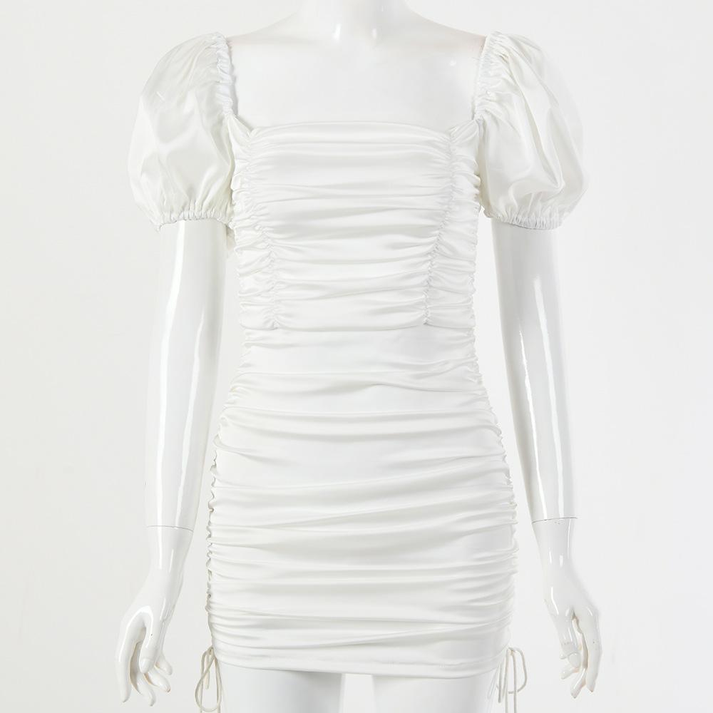 Sexy White Fashon Bodycon Short Mini Dresses