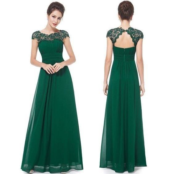 Elegant Women Long Lace Dresses