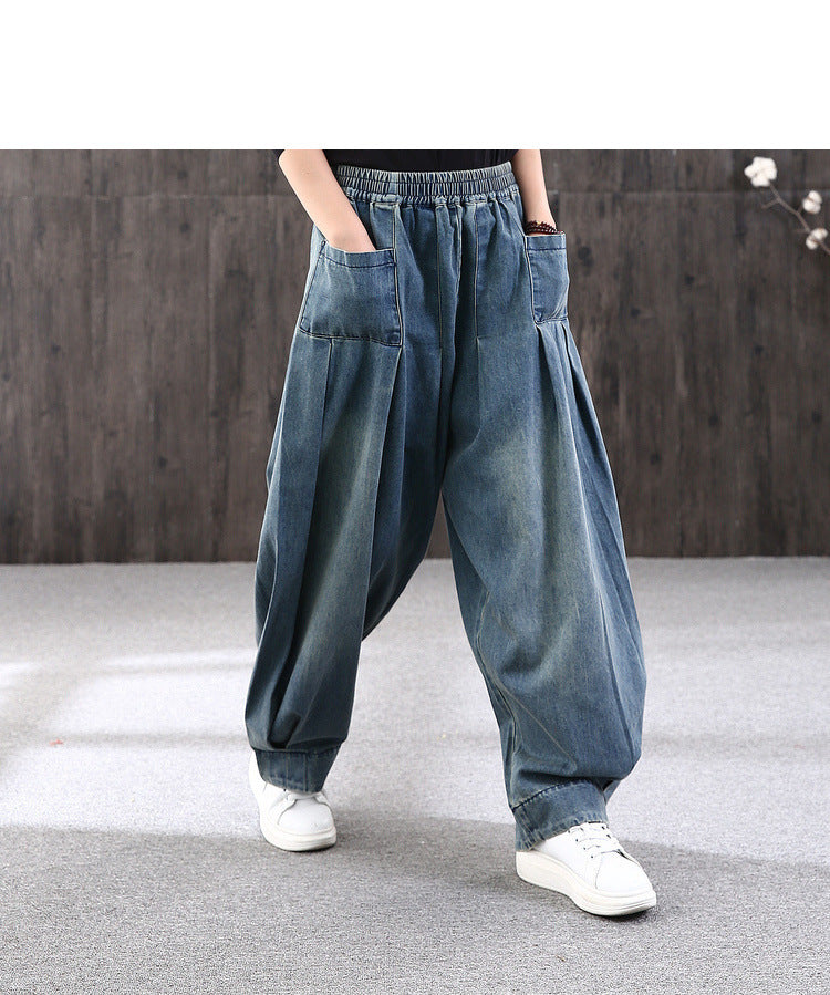 Casual Plus Sizes Women Denim Jean Pants