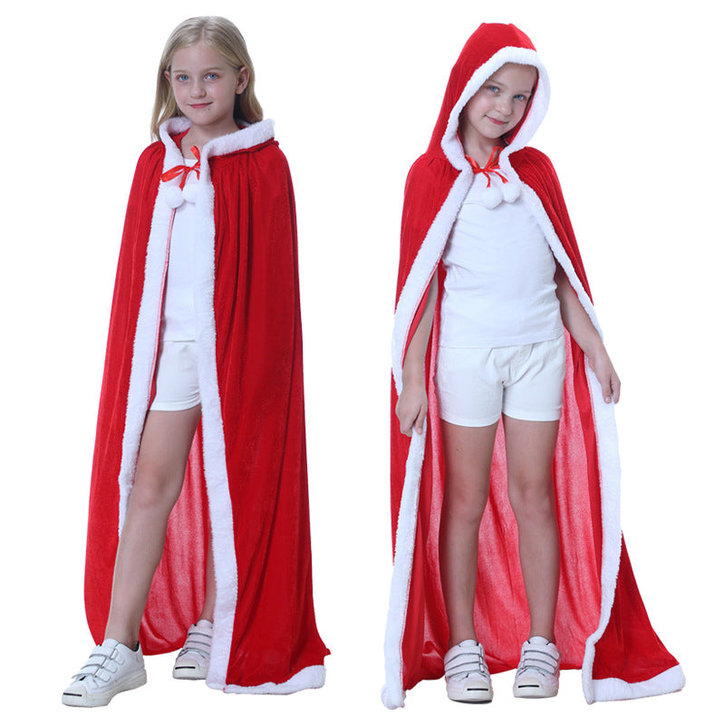 Christmas Red Cloak Cosplay Costume