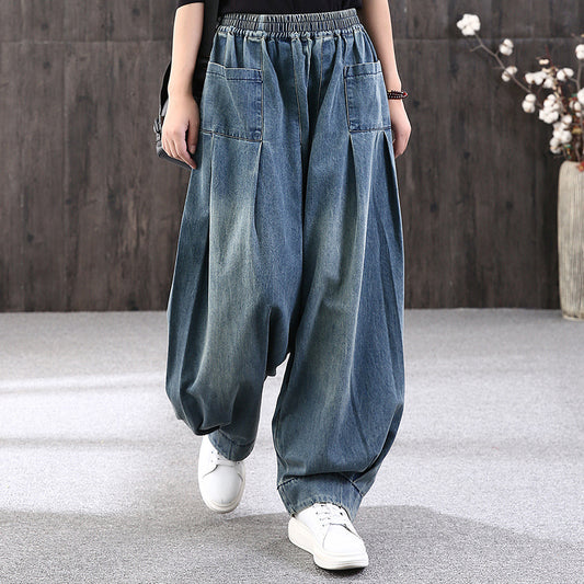 Casual Plus Sizes Women Denim Jean Pants