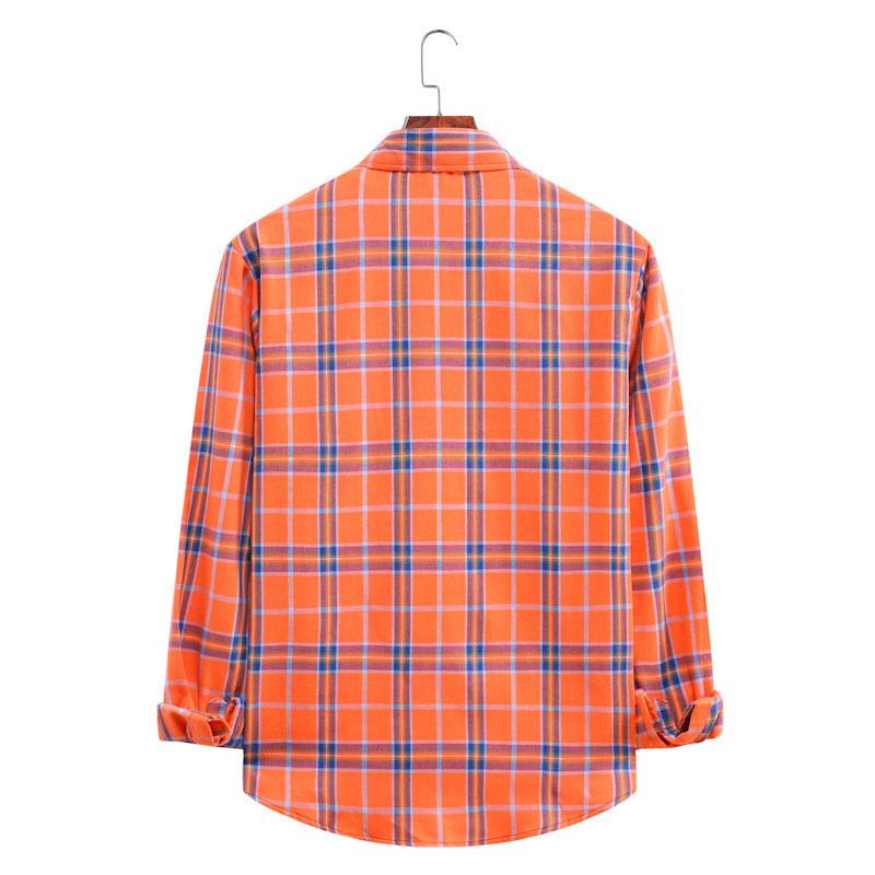 Casual Plaid Long Sleeves Shirts for Men