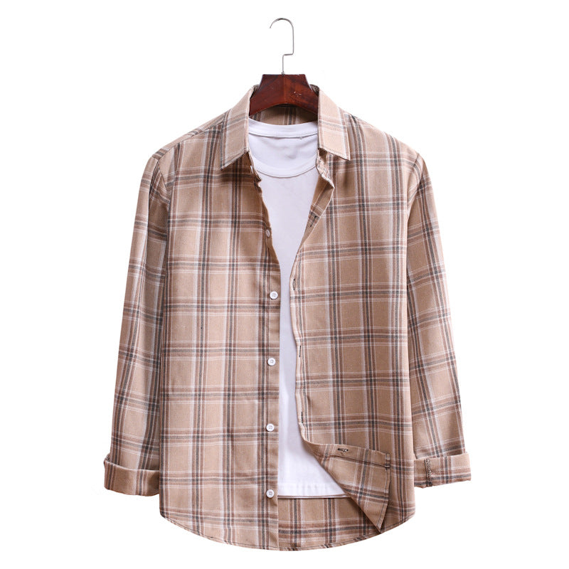 Casual Plaid Long Sleeves Shirts for Men