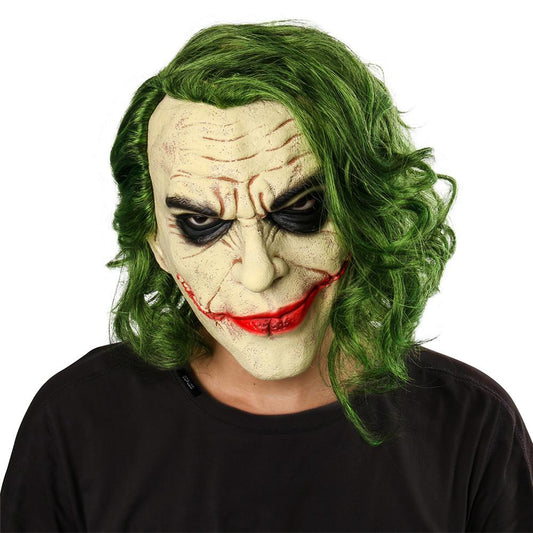 Happy Halloween Cosplay Clown Joker Latex Mask-STYLEGOING