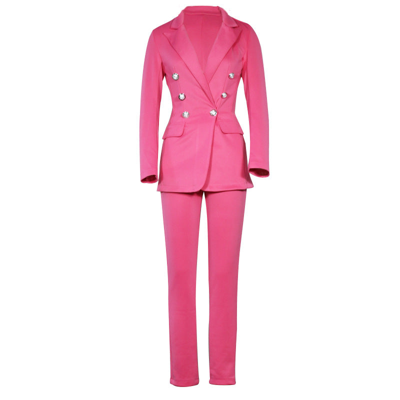 Casual Women Office Lady Two Pieces Suits