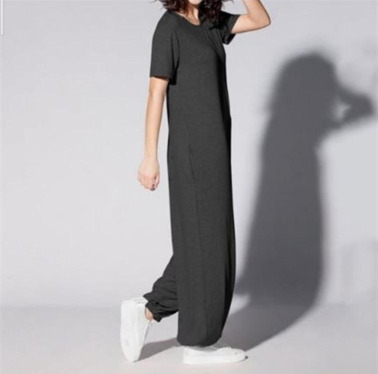Plus Size Casual Short Sleeves Jumpsuits-STYLEGOING