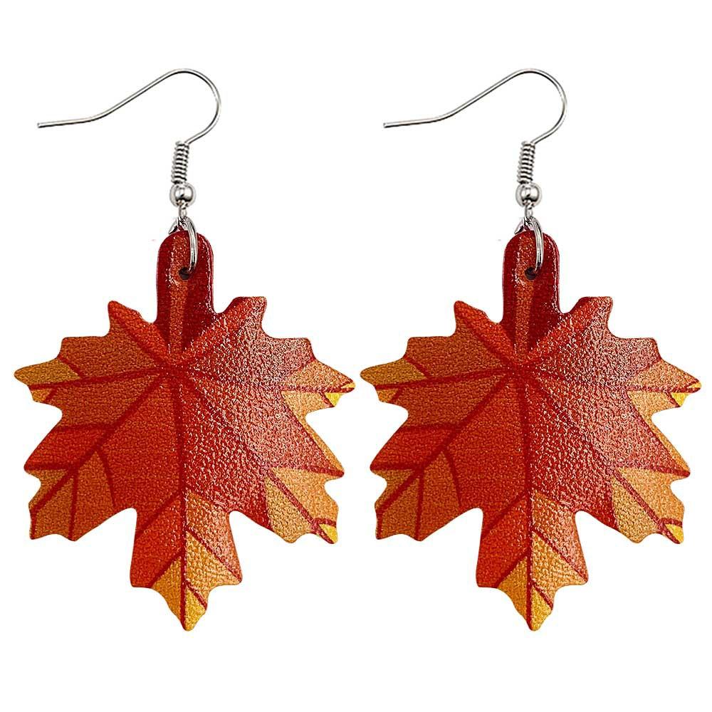 Thanksgiveing Day Pumpkin Turkey Earring 2 Sets