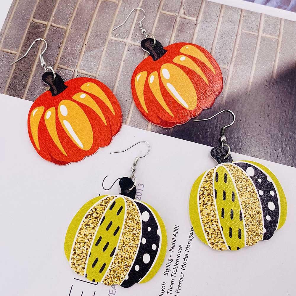 Thanksgiveing Day Pumpkin Turkey Earring 2 Sets