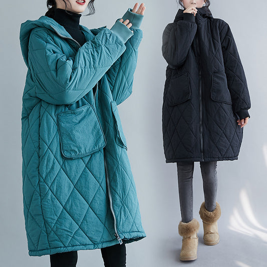 Winter Cotton Plus Sizes Women Overcoats