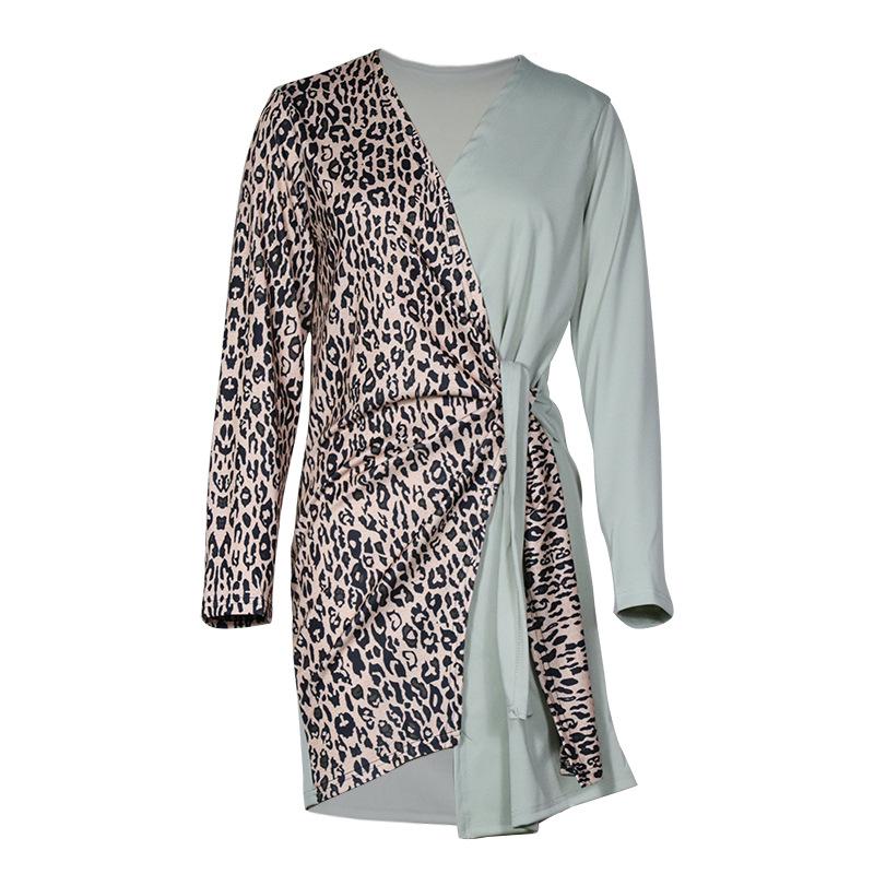 Classy Leopard Casual Blazer Overcoat-STYLEGOING