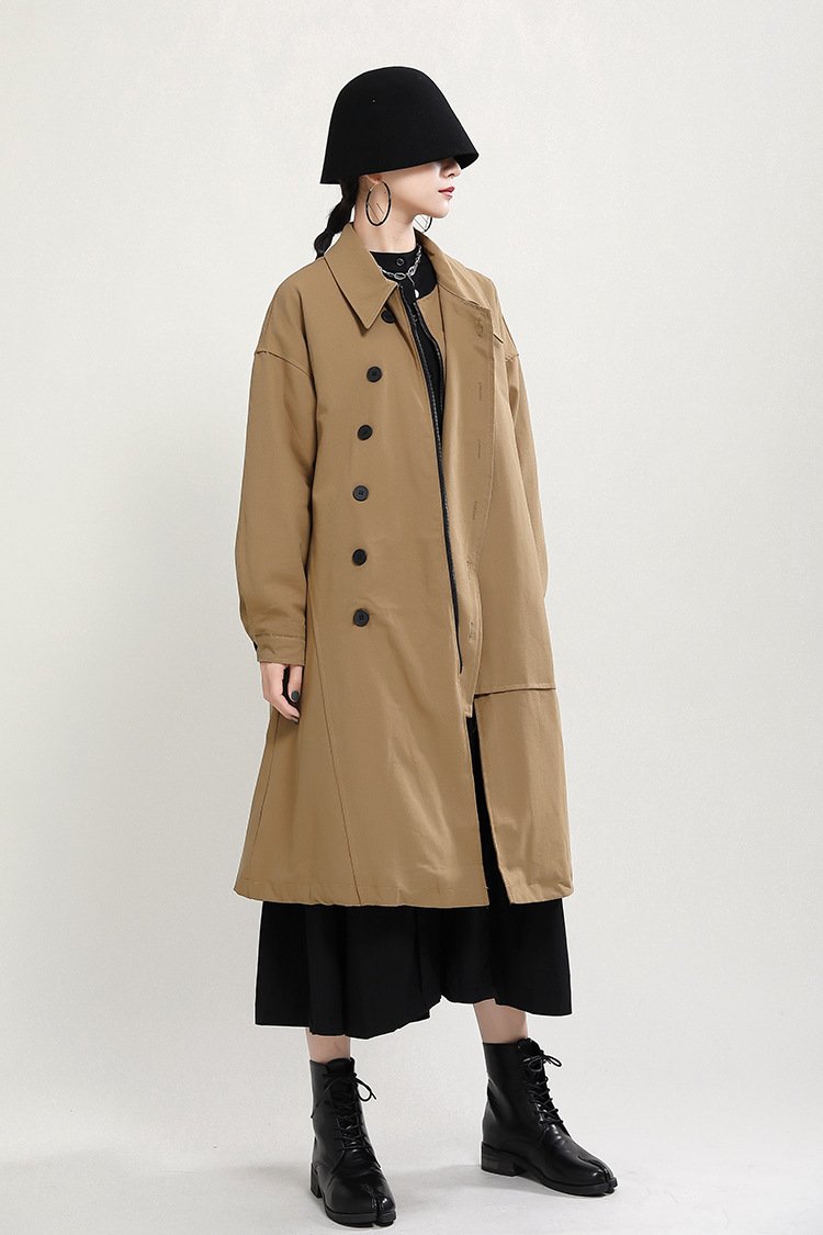 Women Irregular Winter Thicken Overcoat