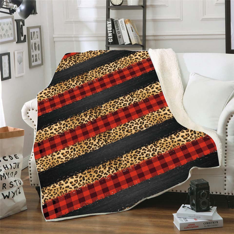 Double Thick Warm Throw Blankets for Christmas