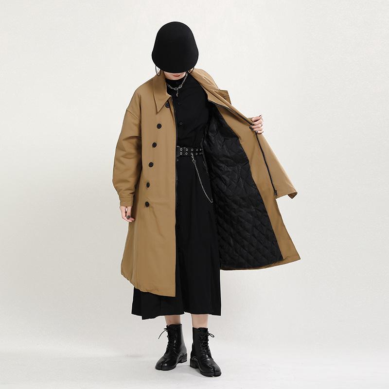 Women Irregular Winter Thicken Overcoat