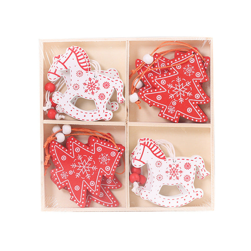 Merry Christmas Tree Wooden Widget Gifts Decoration