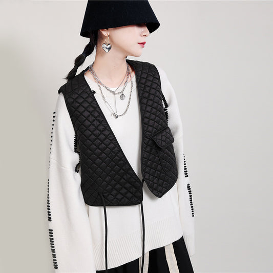 Winter Cotton Designed Vest for Women
